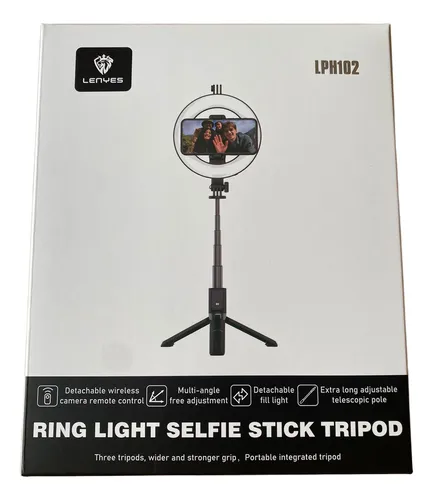 comprar Trípode Lenyes Para Celular Modelo Ring Light Selfie Stick