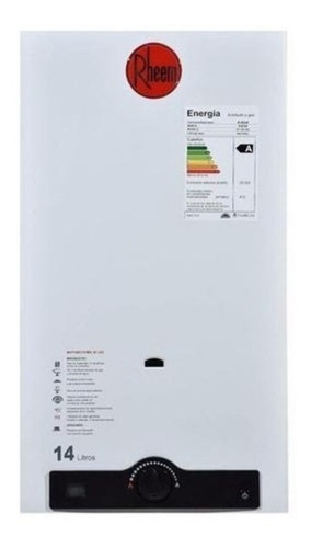 Calefón a gas GN Rheem R7-14L blanco