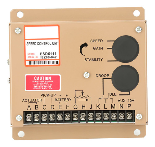 Controlador Electrónico De Velocidad Del Motor Del Generador