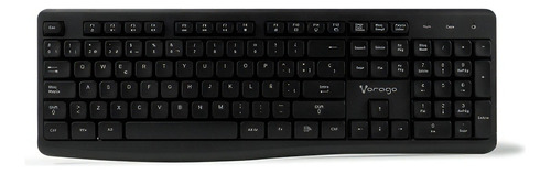 Teclado Vorago Km-200-v2 Inalambrico Multimedia Negro