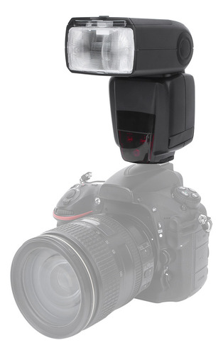 Câmera Speedlite Visico Flash Wireless Trigger Para