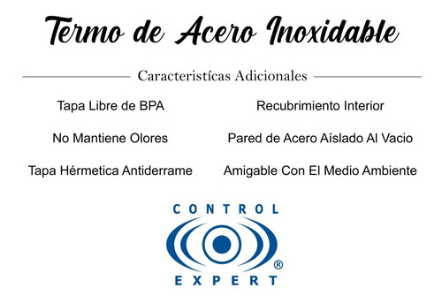 Imagen 5 de 9 de Termo Personalizado Logo Nombre Láser Acero Inoxidable 20oz