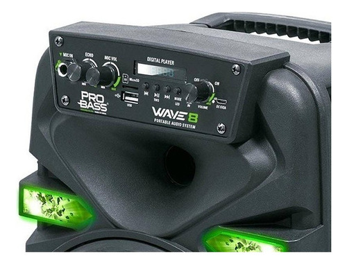 Bafle Probass Wave 8 Pulgadas Amplificado Portatil 250rms