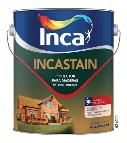 Incastain Protector Para Madera 1lt Natural