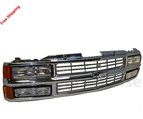 Chevrolet C1500 Tahoe 94 - 98 Parrilla Completa Con Luces