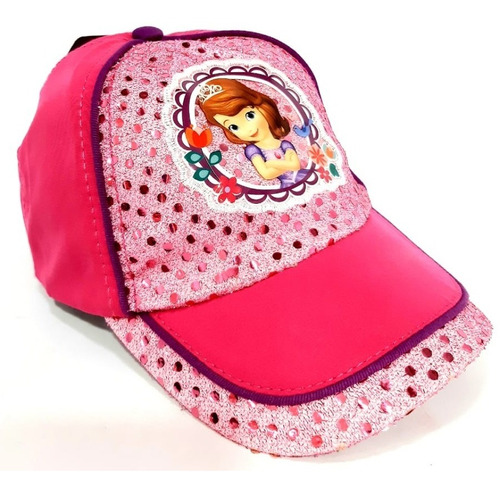 Gorra Ajustable Princesita Sofía C/lentejuelas- Art Gps 1017