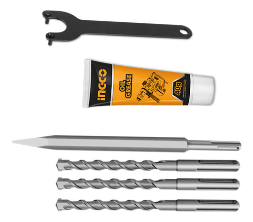 Martelete Combinado Ingco 28mm 4,5j Sds-plus 2 Bateria 5.0ah