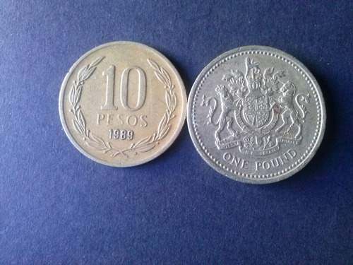 Moneda Inglaterra One Pound 1983 Bronce (c11)