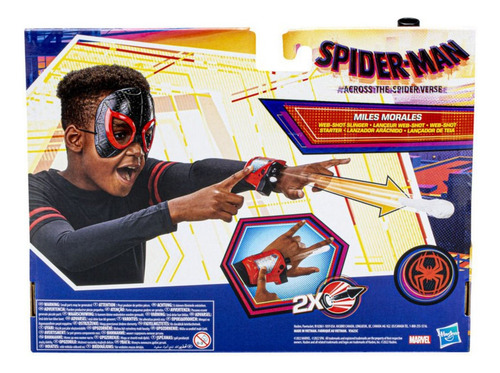 Máscara Spiderman Across The Spider Verse Miles Morales