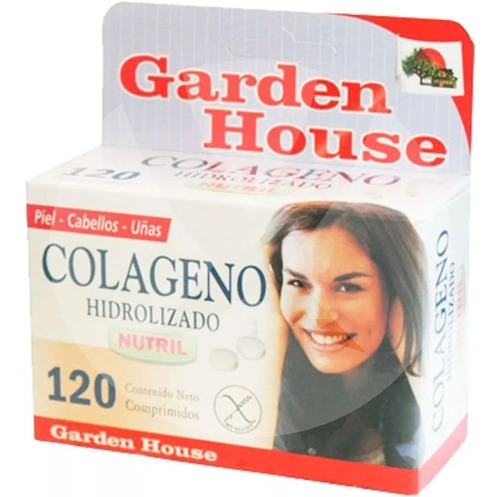 Garden House Colageno Hidrolizado 120 Comp Cabello Y Uñas