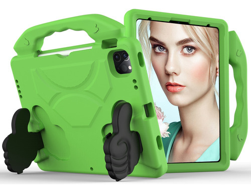 Funda Para Lenovo Tab P11 Pro 2da Gen 11.2  Gomas 360 Verde