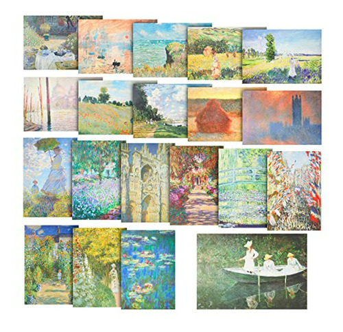 Pósteres Claude Monet Posters (13 X 19 In, 20 Pack)