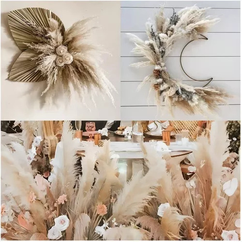 Heaimo 86pcs Ramo De Hierba De Pampas Secas Naturales