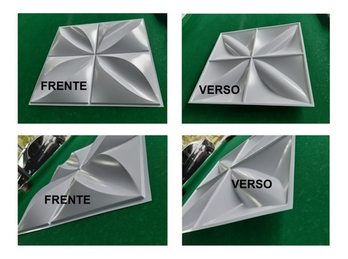 Imagem 4 de 5 de Kit C/ 30 Placas Revestimento Parede Alto Relevo Painel 3d