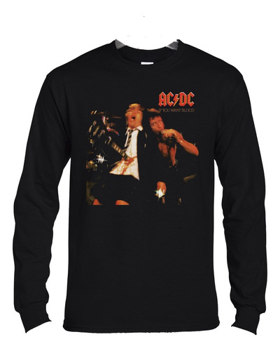 Polera Ml Acdc If You Want Blood Rock Abominatron