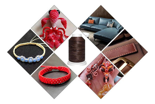 77 Yardas/70 M 1 Mm 210d Hilo De Coser Encerado, Cordones De
