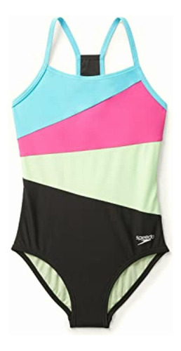 Speedo Traje De Baño De Una Pieza Con Tirantes Finos Para