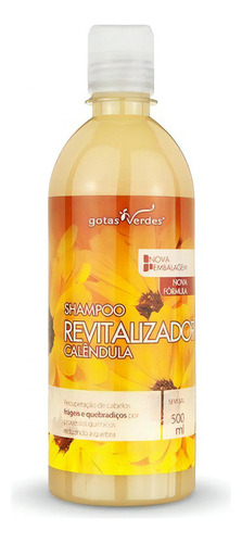  Shampoo Revitalizador Com Calêndula - Gotas Verdes 500ml