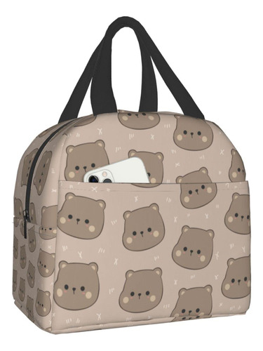 Ucsaxue Bolsa De Almuerzo Kawaii De Oso Marron, Caja De Viaj