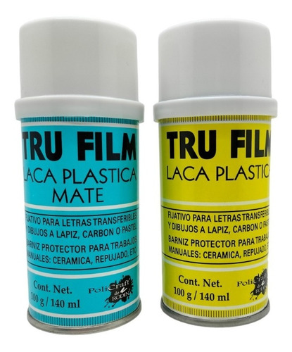 Kit Duo Laca Plastica 1  Mate + 1 Brillante 100g /140ml.