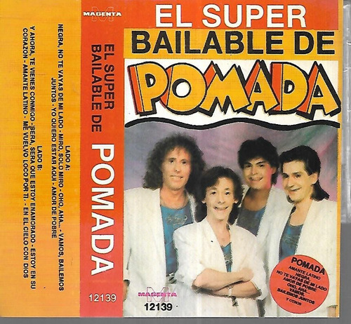 Pomada Album El Super Bailable Sello Magenta Cassette