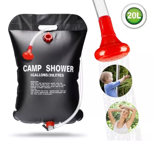 Pack X2 Ducha Solar Portatil Camping Ducha Outdoor Acampar