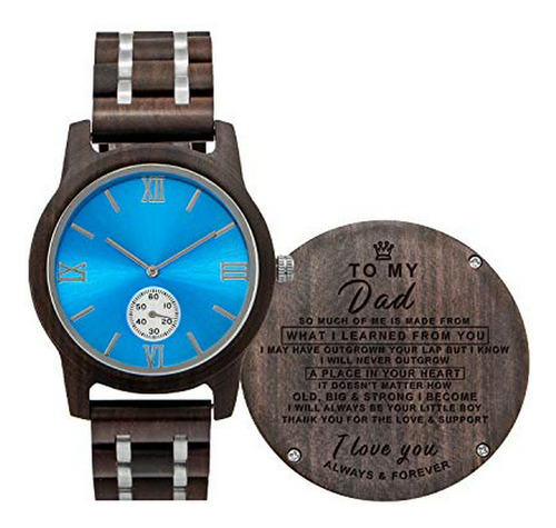 Reloj De Ra - Custom Engraved Wooden Watches For Men Handmad