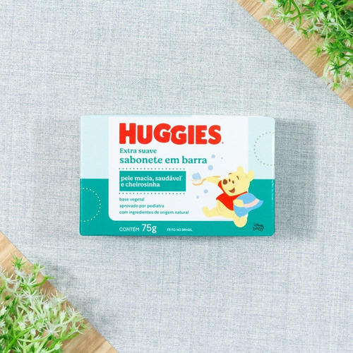 Kit 10 Sabonetes Em Barra Extra Suave 75g - Huggies