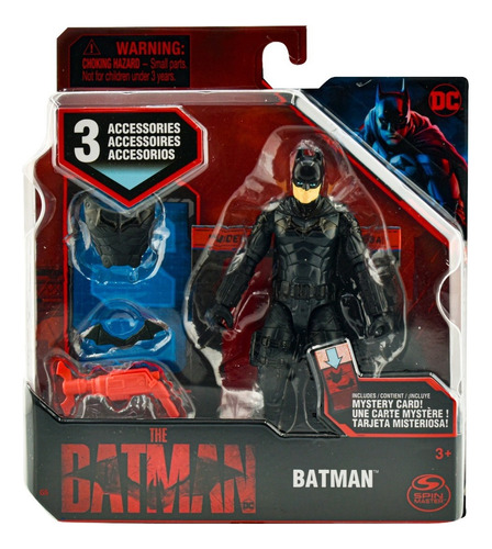 Batman Figura Dc 11 Cm 3 Accesorios Spin Master