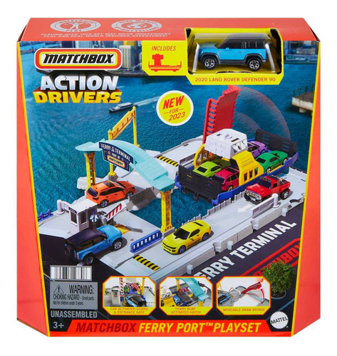 Matchbox Pista Action Drivers Puerto De Ferry