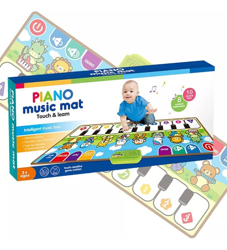Juguete Alfombra Musical Piano Para Bebé Con Sonido