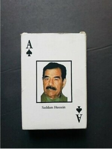 Juego Naipes Saddam Hussein