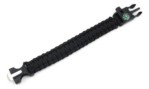 Pulsera Cuerda Táctica + Brújula Y Navaja Militar Padernal