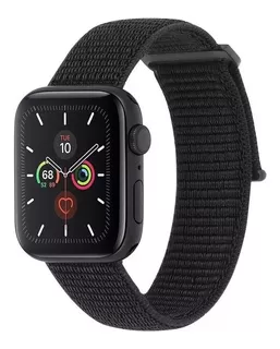 Correa Nylon Case Mate Compatible Con Apple Watch 38mm Negro