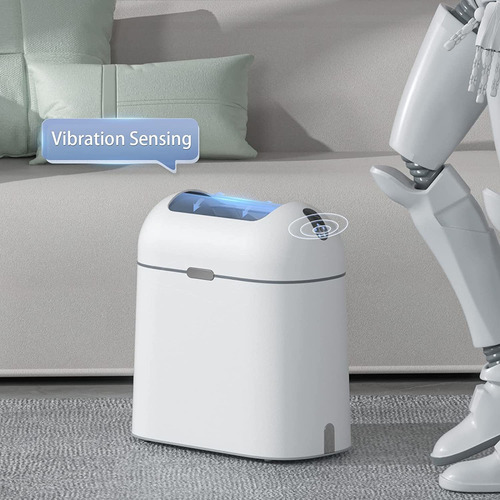 Papelera De Baño Con Sensor De Movimiento Elpheco, Papele...