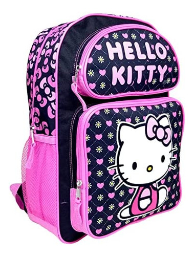 Mochila Rosa Hello Kitty Grande 16