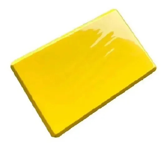 Kit 10 Bloco Tijolinho 22x8x11 Yoga/pilates/fisioterapia/ S9 Cor Amarelo