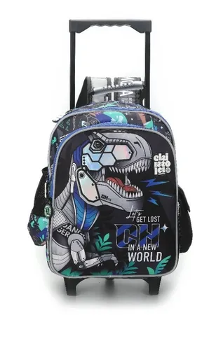 Mochila Escolar Carro Carrito Niño Grande Primario 18 PLG