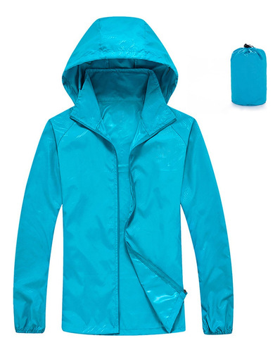 Chamarra Impermeable Para Mujer Con Capucha, Rompevientos, C