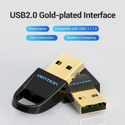 Imagen 7 de 10 de Adaptador Emisor Receptor Bluetooth 4.0 Usb Dongle Vention