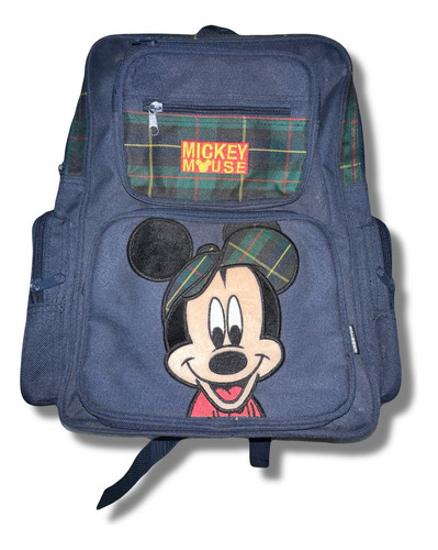 Mochila Mickey Mouse Azul - Niños Y Niñas