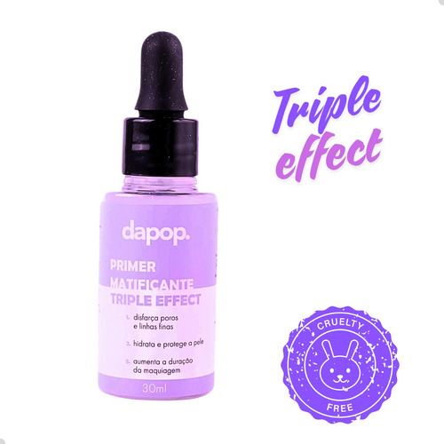 Primer Matificante Triple Effect Reduz Poros Pele Impecável