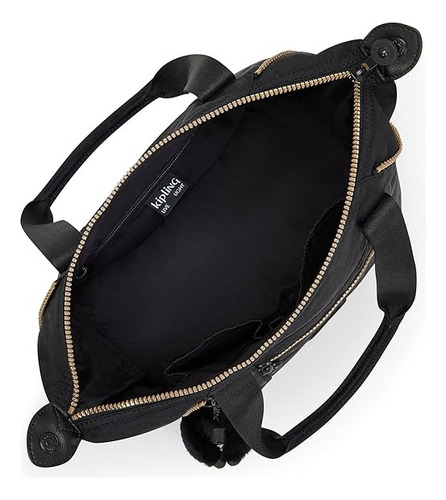 Kipling Art Mini Bolso De Mano Y Crossbody Mujer Original Glorious Copper Brilloso Negro Negro