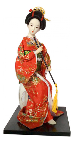 Muñecas Kimono Con Decoración De 12 Geishas Japonesas Para S