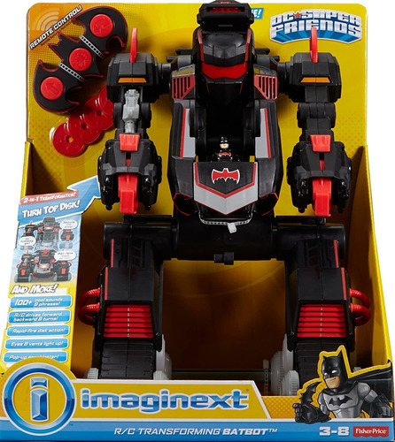 Fisher-price, Imaginext, Dc Súper Amigos, Rc Transforming Ba