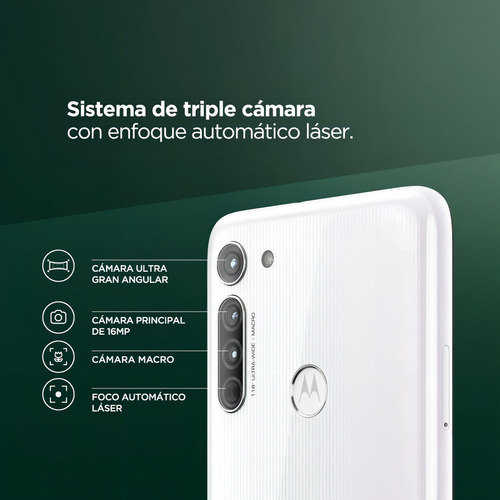 Moto G8 64 GB blanco 4 GB RAM - Excelente (Reacondicionado)