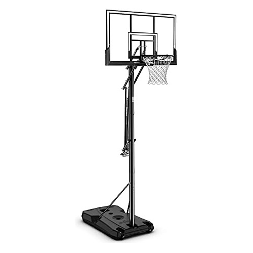 Spalding Accuglide Cancha Baloncesto Portátil Acrílico 52''