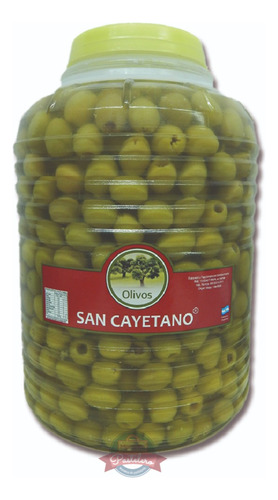 Aceitunas Verdes Descar. T0 Garrafa X7,5kg San Cayetano