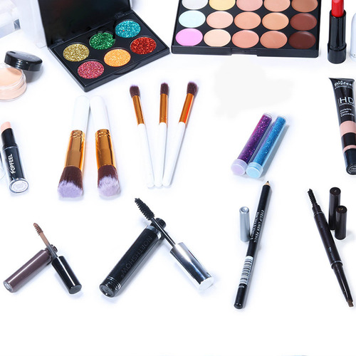 Conjunto De Cosméticos Girl Basic, Design Compacto E Leve, 2