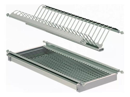 Secador De Loza 56x22cm Inoxidable Para Mueble De Cocina